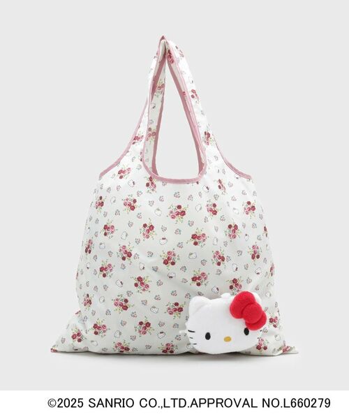LAURA ASHLEY / ローラ アシュレイ エコバッグ | 【サンリオキャラクターズ コラボ】ハローキティ×ロザンヌ柄 パッカブルトートバッグ | 詳細3