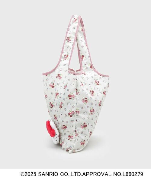 LAURA ASHLEY / ローラ アシュレイ エコバッグ | 【サンリオキャラクターズ コラボ】ハローキティ×ロザンヌ柄 パッカブルトートバッグ | 詳細4