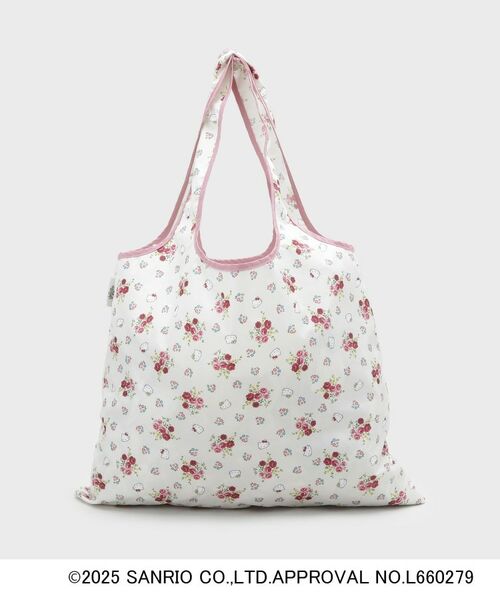 LAURA ASHLEY / ローラ アシュレイ エコバッグ | 【サンリオキャラクターズ コラボ】ハローキティ×ロザンヌ柄 パッカブルトートバッグ | 詳細5