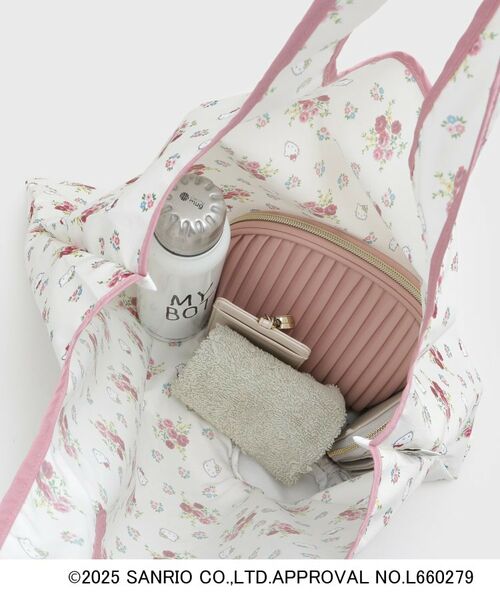 LAURA ASHLEY / ローラ アシュレイ エコバッグ | 【サンリオキャラクターズ コラボ】ハローキティ×ロザンヌ柄 パッカブルトートバッグ | 詳細7