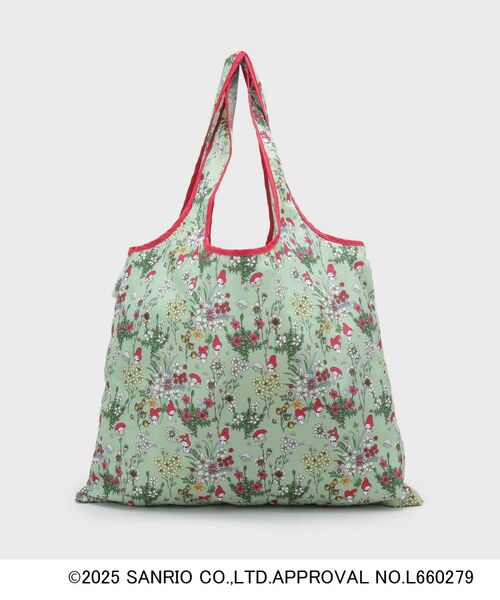LAURA ASHLEY / ローラ アシュレイ エコバッグ | 【サンリオキャラクターズ コラボ】マイメロディ×メドウヴェール柄 パッカブルトートバッグ | 詳細5