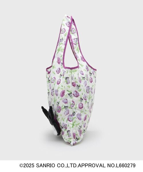 LAURA ASHLEY / ローラ アシュレイ エコバッグ | 【サンリオキャラクターズ コラボ】クロミ×フレッシュフォード柄 パッカブルトートバッグ | 詳細4