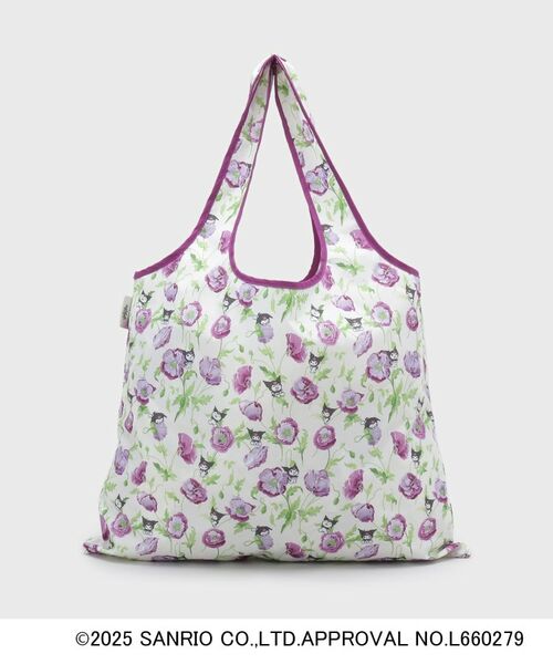 LAURA ASHLEY / ローラ アシュレイ エコバッグ | 【サンリオキャラクターズ コラボ】クロミ×フレッシュフォード柄 パッカブルトートバッグ | 詳細5