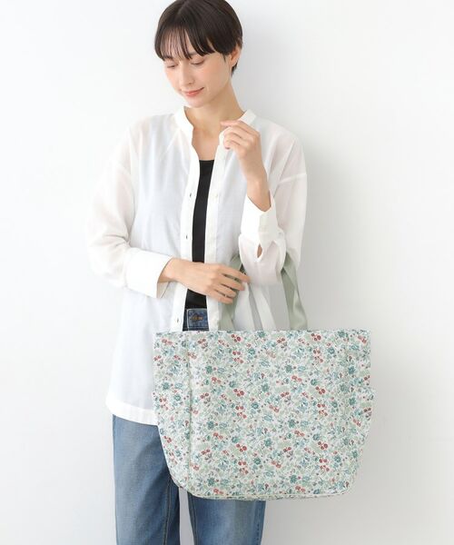 LAURA ASHLEY / ローラ アシュレイ トートバッグ | 【STORY掲載！/撥水加工/キャリーセット可】ロサ サンクタ柄 トラベル トートバッグ | 詳細1