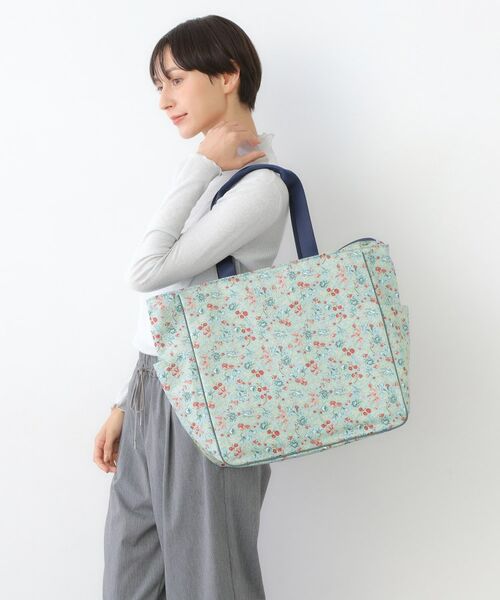 LAURA ASHLEY / ローラ アシュレイ トートバッグ | 【STORY掲載！/撥水加工/キャリーセット可】ロサ サンクタ柄 トラベル トートバッグ | 詳細5