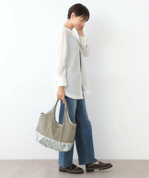 LAURA ASHLEY / ローラ アシュレイ エコバッグ | 【STORY掲載！/撥水加工】ロサ サンクタ柄 マーケット トートM＆ポーチ | 詳細10