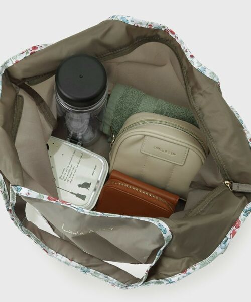 LAURA ASHLEY / ローラ アシュレイ エコバッグ | 【STORY掲載！/撥水加工】ロサ サンクタ柄 マーケット トートM＆ポーチ | 詳細6