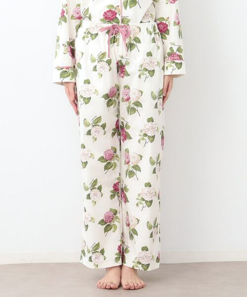 LAURA ASHLEY / ローラ アシュレイ ルームウェア | カミール柄 コットンプリントパジャマ | 詳細12