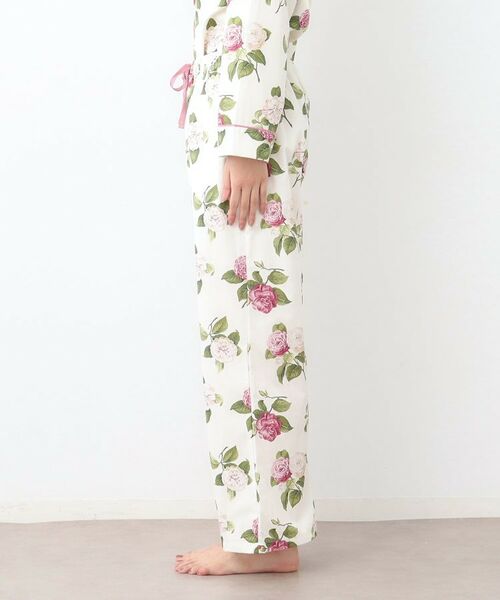 LAURA ASHLEY / ローラ アシュレイ ルームウェア | カミール柄 コットンプリントパジャマ | 詳細13