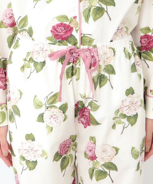 LAURA ASHLEY / ローラ アシュレイ ルームウェア | カミール柄 コットンプリントパジャマ | 詳細15