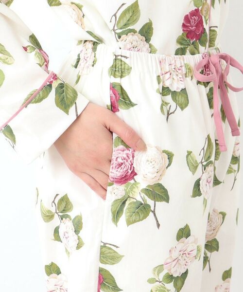LAURA ASHLEY / ローラ アシュレイ ルームウェア | カミール柄 コットンプリントパジャマ | 詳細16