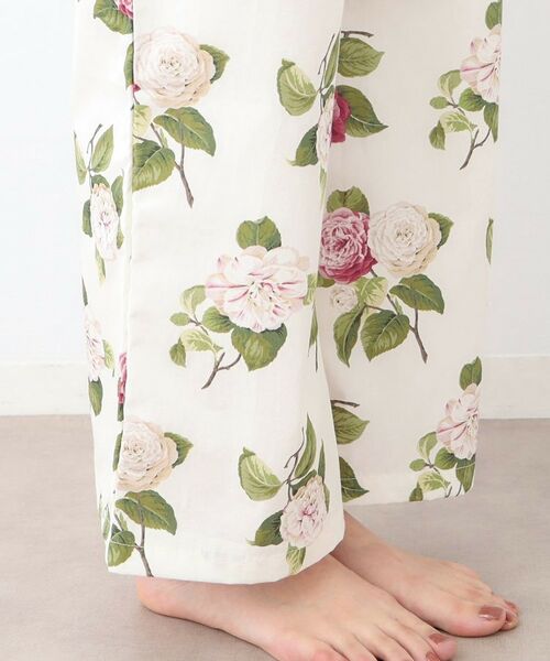 LAURA ASHLEY / ローラ アシュレイ ルームウェア | カミール柄 コットンプリントパジャマ | 詳細17