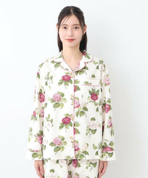 LAURA ASHLEY / ローラ アシュレイ ルームウェア | カミール柄 コットンプリントパジャマ | 詳細5