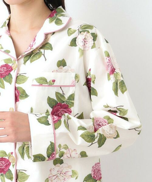 LAURA ASHLEY / ローラ アシュレイ ルームウェア | カミール柄 コットンプリントパジャマ | 詳細9