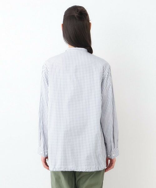 LAURA ASHLEY / ローラ アシュレイ シャツ・ブラウス | 【日本製/ワンマイルウエア】100番双糸使用 コットンオーバーシャツ | 詳細11