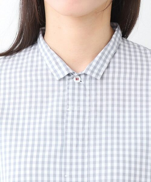 LAURA ASHLEY / ローラ アシュレイ シャツ・ブラウス | 【日本製/ワンマイルウエア】100番双糸使用 コットンオーバーシャツ | 詳細12