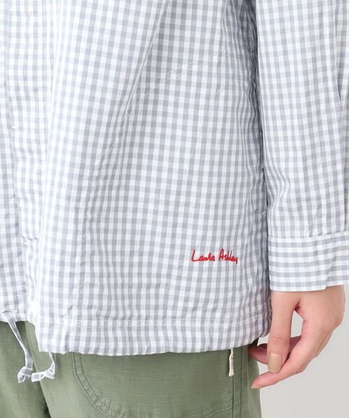 LAURA ASHLEY / ローラ アシュレイ シャツ・ブラウス | 【日本製/ワンマイルウエア】100番双糸使用 コットンオーバーシャツ | 詳細14