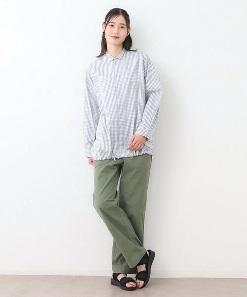 LAURA ASHLEY / ローラ アシュレイ シャツ・ブラウス | 【日本製/ワンマイルウエア】100番双糸使用 コットンオーバーシャツ | 詳細2