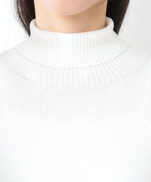 LAURA ASHLEY / ローラ アシュレイ ニット・セーター | 【日本製/ワンマイルウエア】コンパクトヤーン ハイネックプルオーバー | 詳細16