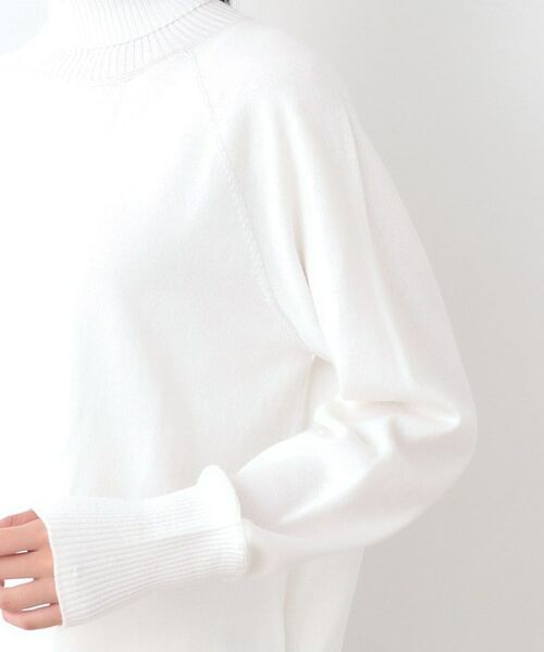 LAURA ASHLEY / ローラ アシュレイ ニット・セーター | 【日本製/ワンマイルウエア】コンパクトヤーン ハイネックプルオーバー | 詳細17
