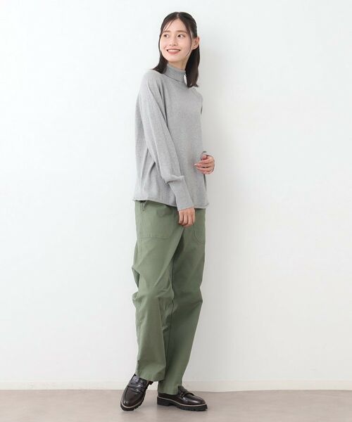 LAURA ASHLEY / ローラ アシュレイ ニット・セーター | 【日本製/ワンマイルウエア】コンパクトヤーン ハイネックプルオーバー | 詳細7