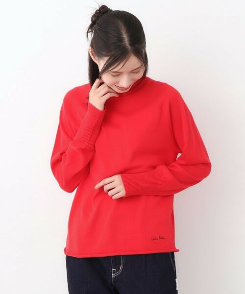 LAURA ASHLEY / ローラ アシュレイ ニット・セーター | 【日本製/ワンマイルウエア】コンパクトヤーン ハイネックプルオーバー | 詳細9