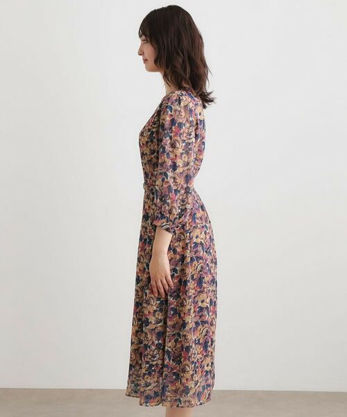 LAURA ASHLEY / ローラ アシュレイ ロング・マキシ丈ワンピース | 【WEB限定カラーあり／洗える／同柄アイテムあり】ケラウェイ柄 ドビーワンピース | 詳細14