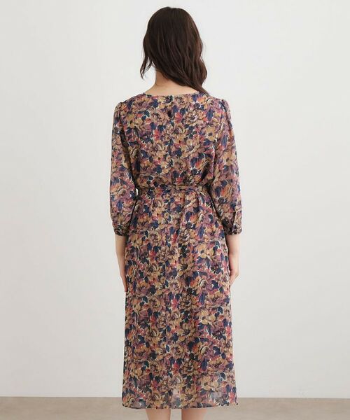 LAURA ASHLEY / ローラ アシュレイ ロング・マキシ丈ワンピース | 【WEB限定カラーあり／洗える／同柄アイテムあり】ケラウェイ柄 ドビーワンピース | 詳細15