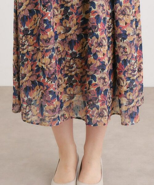 LAURA ASHLEY / ローラ アシュレイ ロング・マキシ丈ワンピース | 【WEB限定カラーあり／洗える／同柄アイテムあり】ケラウェイ柄 ドビーワンピース | 詳細21