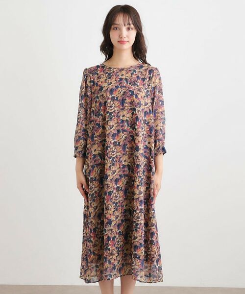 LAURA ASHLEY / ローラ アシュレイ ロング・マキシ丈ワンピース | 【WEB限定カラーあり／洗える／同柄アイテムあり】ケラウェイ柄 ドビーワンピース | 詳細22