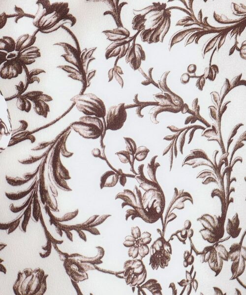 LAURA ASHLEY / ローラ アシュレイ シャツ・ブラウス | 【ボウタイ／同柄アイテムあり】アイロンワーク スクロール柄ブラウス | 詳細4