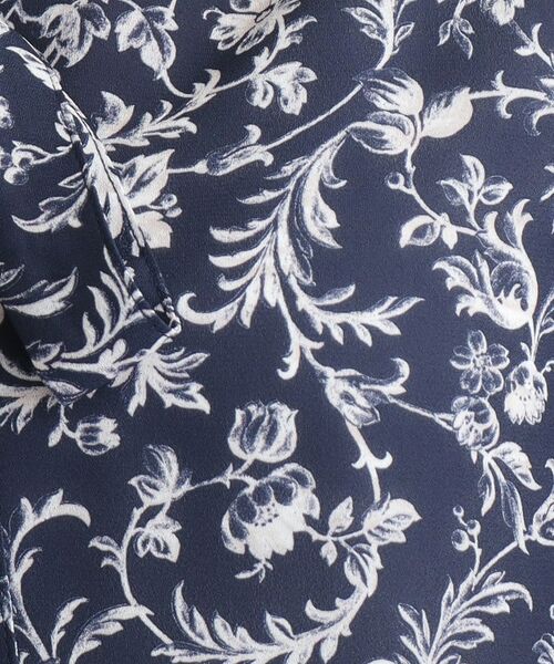 LAURA ASHLEY / ローラ アシュレイ シャツ・ブラウス | 【ボウタイ／同柄アイテムあり】アイロンワーク スクロール柄ブラウス | 詳細8