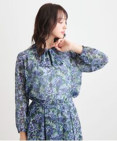 LAURA ASHLEY / ローラ アシュレイ シャツ・ブラウス | 【洗える／同柄アイテムあり】ケラウェイ柄 ドビーブラウス