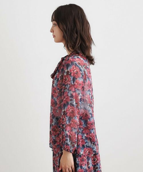 LAURA ASHLEY / ローラ アシュレイ シャツ・ブラウス | 【洗える／同柄アイテムあり】ケラウェイ柄 ドビーブラウス | 詳細10