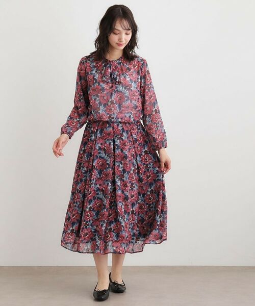 LAURA ASHLEY / ローラ アシュレイ シャツ・ブラウス | 【洗える／同柄アイテムあり】ケラウェイ柄 ドビーブラウス | 詳細2