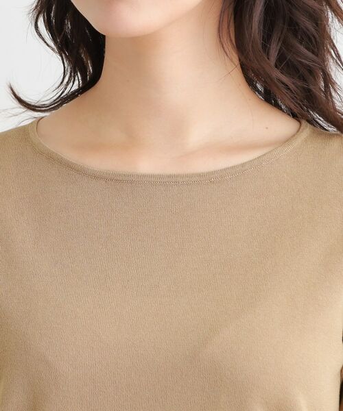 LAURA ASHLEY / ローラ アシュレイ ニット・セーター | 【シアーラインスリーブ／ラメ／アンサンブル可】プルオーバーニット | 詳細12