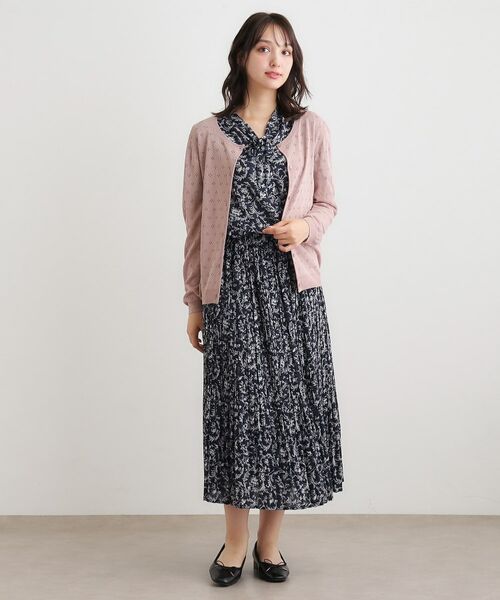 LAURA ASHLEY / ローラ アシュレイ カーディガン・ボレロ | 【人気デザイン！アイレット入り】カーディガン | 詳細10