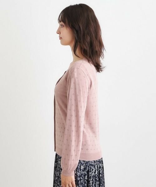 LAURA ASHLEY / ローラ アシュレイ カーディガン・ボレロ | 【人気デザイン！アイレット入り】カーディガン | 詳細14