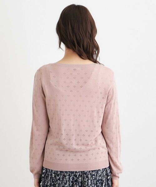 LAURA ASHLEY / ローラ アシュレイ カーディガン・ボレロ | 【人気デザイン！アイレット入り】カーディガン | 詳細15