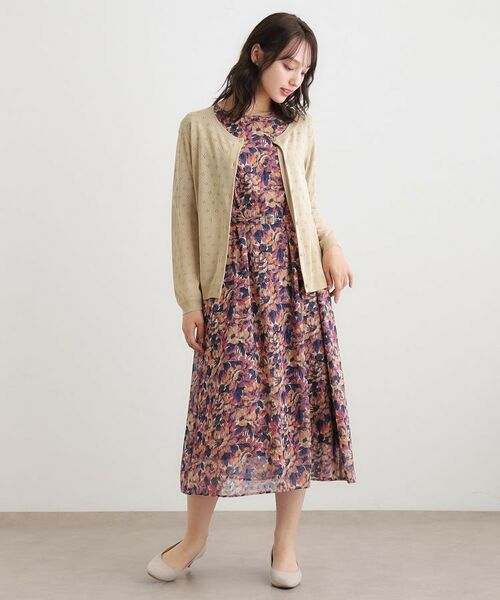 LAURA ASHLEY / ローラ アシュレイ カーディガン・ボレロ | 【人気デザイン！アイレット入り】カーディガン | 詳細2