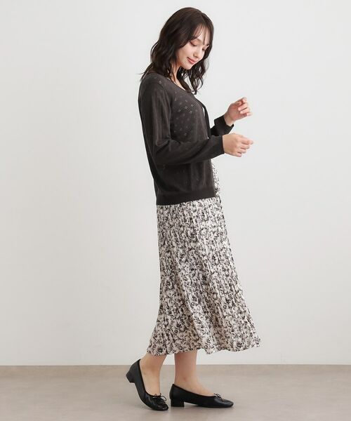 LAURA ASHLEY / ローラ アシュレイ カーディガン・ボレロ | 【人気デザイン！アイレット入り】カーディガン | 詳細7