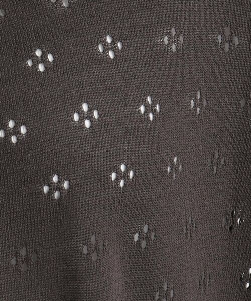 LAURA ASHLEY / ローラ アシュレイ カーディガン・ボレロ | 【人気デザイン！アイレット入り】カーディガン | 詳細8