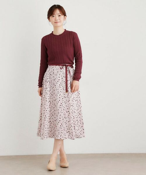 LAURA ASHLEY / ローラ アシュレイ ニット・セーター | 【シーウール】透かし編み プルオーバーニット | 詳細10