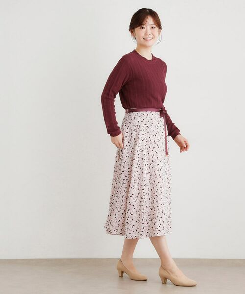 LAURA ASHLEY / ローラ アシュレイ ニット・セーター | 【シーウール】透かし編み プルオーバーニット | 詳細11