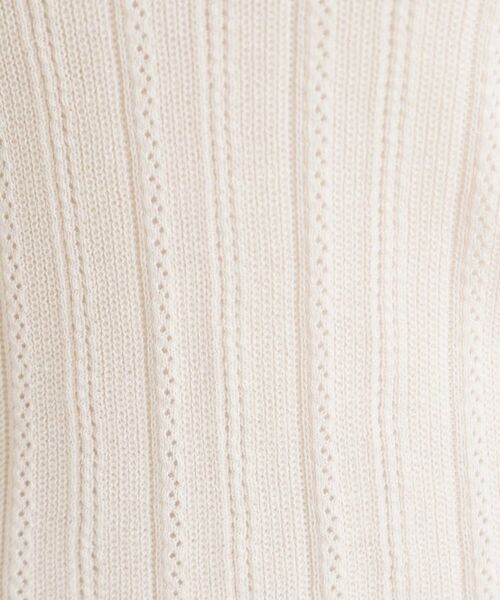 LAURA ASHLEY / ローラ アシュレイ ニット・セーター | 【シーウール】透かし編み プルオーバーニット | 詳細4