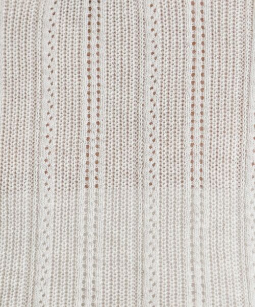 LAURA ASHLEY / ローラ アシュレイ ニット・セーター | 【シーウール】透かし編み プルオーバーニット | 詳細8