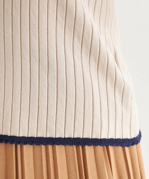 LAURA ASHLEY / ローラ アシュレイ ニット・セーター | 【洗える／ハイゲージ／配色デザイン】プルオーバーニット | 詳細15