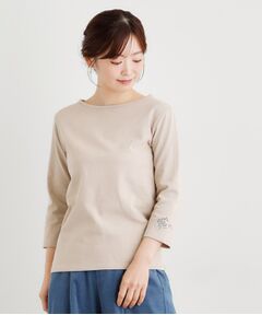 LAURA ASHLEY / ローラ アシュレイ カットソー | 【人気アイテム！袖刺繍あり】デラヴェジャージーカットソー