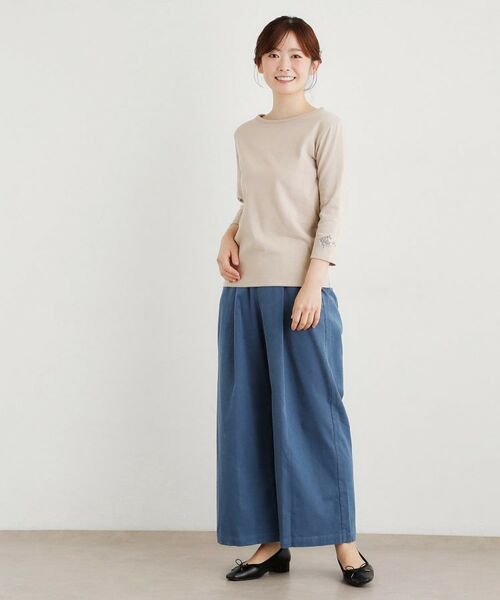 LAURA ASHLEY / ローラ アシュレイ カットソー | 【人気アイテム！袖刺繍あり】デラヴェジャージーカットソー | 詳細11