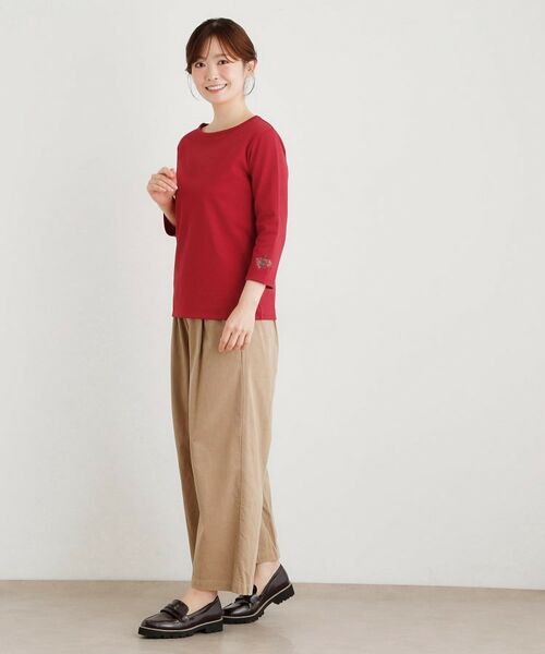 LAURA ASHLEY / ローラ アシュレイ カットソー | 【人気アイテム！袖刺繍あり】デラヴェジャージーカットソー | 詳細14